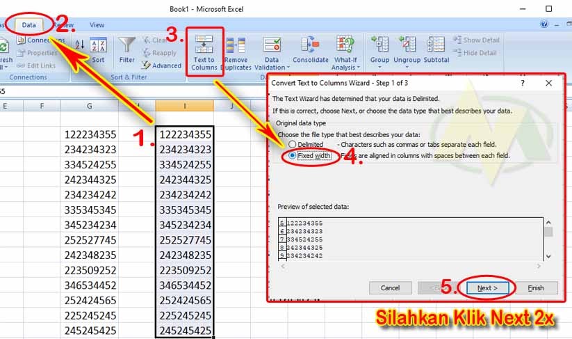 Menambah Karakter Di Depan Atau Belakang Angka Pada Ms Excel | My XXX